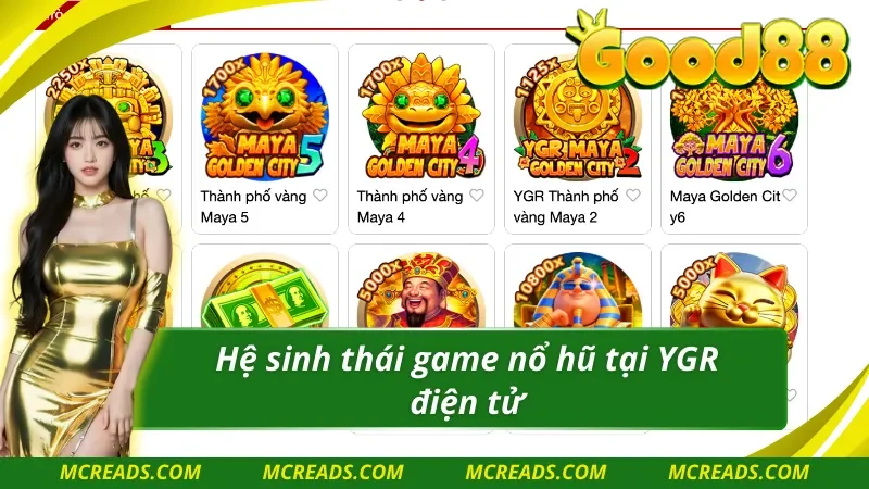 Kho tàng slot game phong phú của YGR Điện Tử
